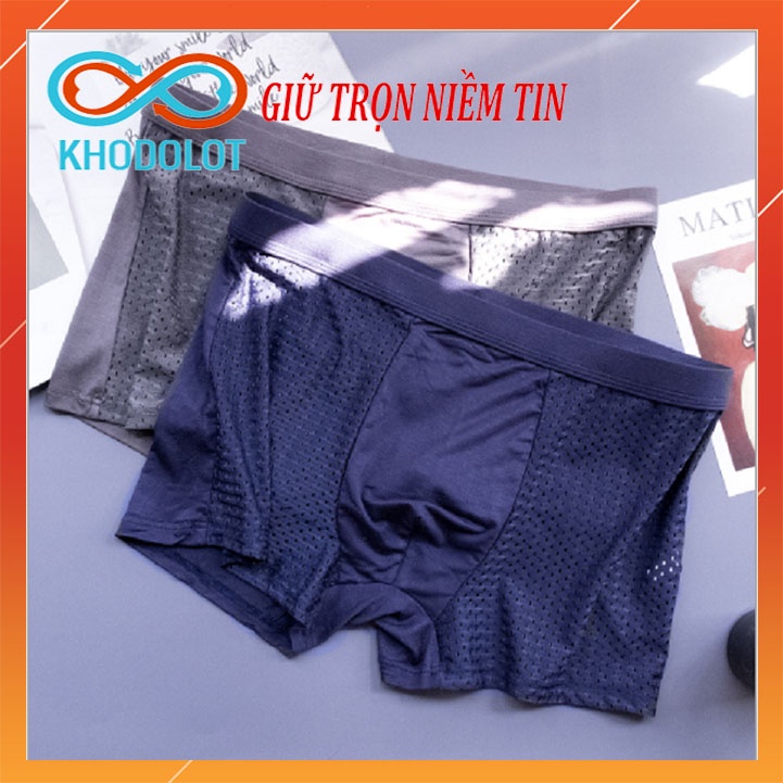 Quần lót Boxer thông hơi cao cấp kháng khuẩn xuất nhật dành cho nam LOTNAM10