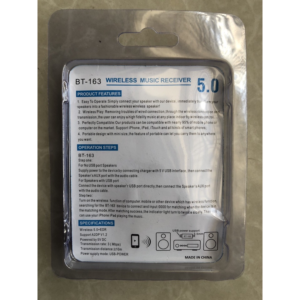 USB bluetooth âm thanh Dongle 5.0 sóng mạnh xa