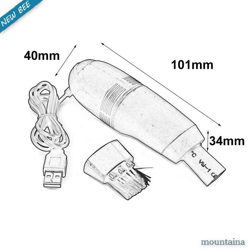 Máy Hút Bụi Bàn Phím Máy Tính Cỡ Nhỏ Usb Tiện Dụng