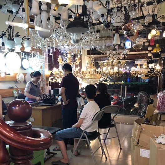 Đèn thả bàn ăn, quầy bar  đèn chùm decor nghệ thuật đơn giản hiện đại