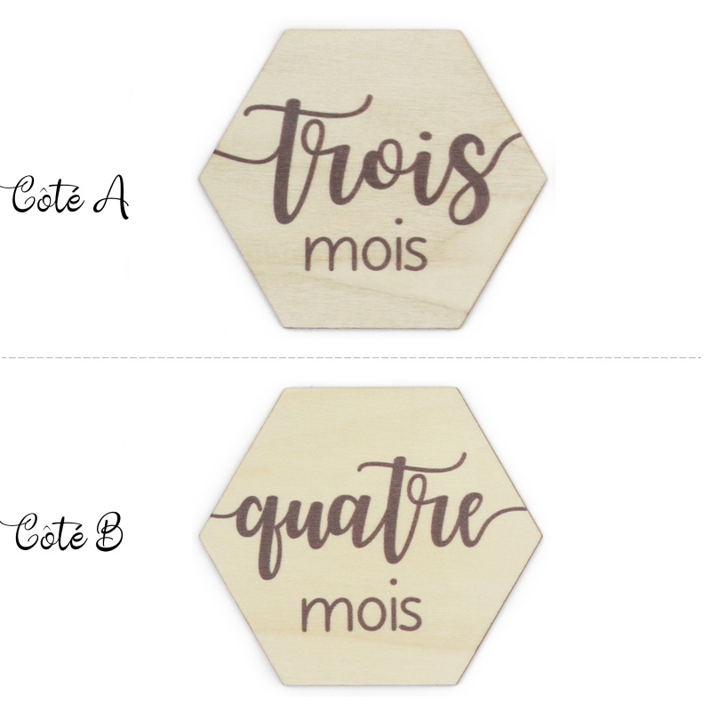 Thẻ Thông Báo Theo Tháng Làm Phụ Kiện Chụp Ảnh Đánh Dấu Cột Mốc Tháng Cho Bé