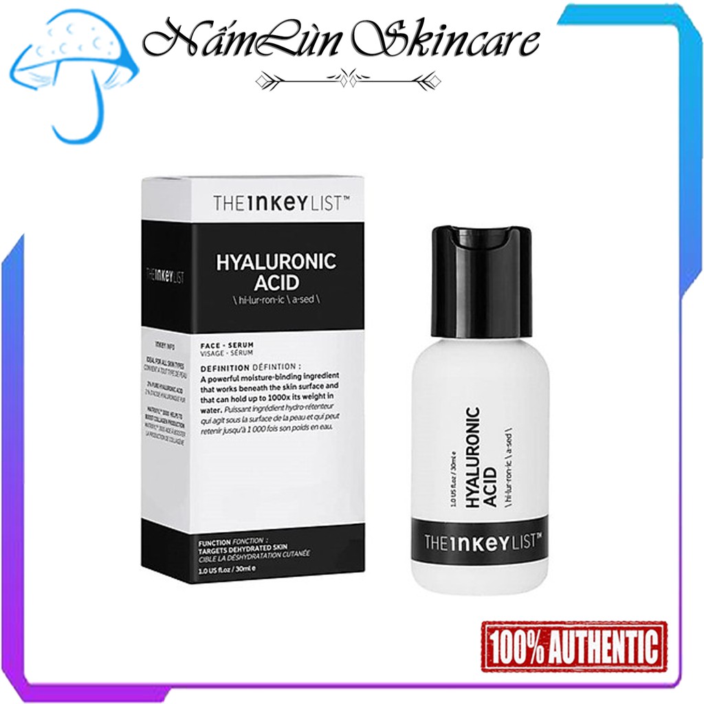 Serum cấp ẩm Hyaluronic Acid THE INKEY LIST