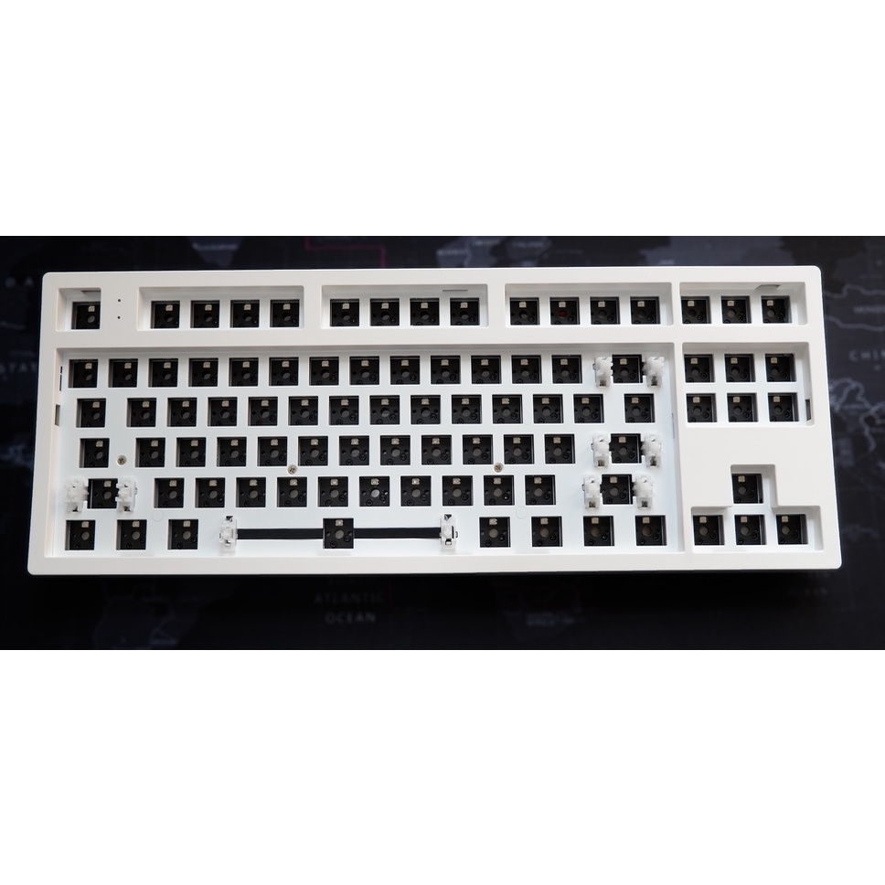 KIT bàn phím cơ Keycool KC87 Mạch xuôi,3 mode  - Hàng chính hãng BH12 Tháng