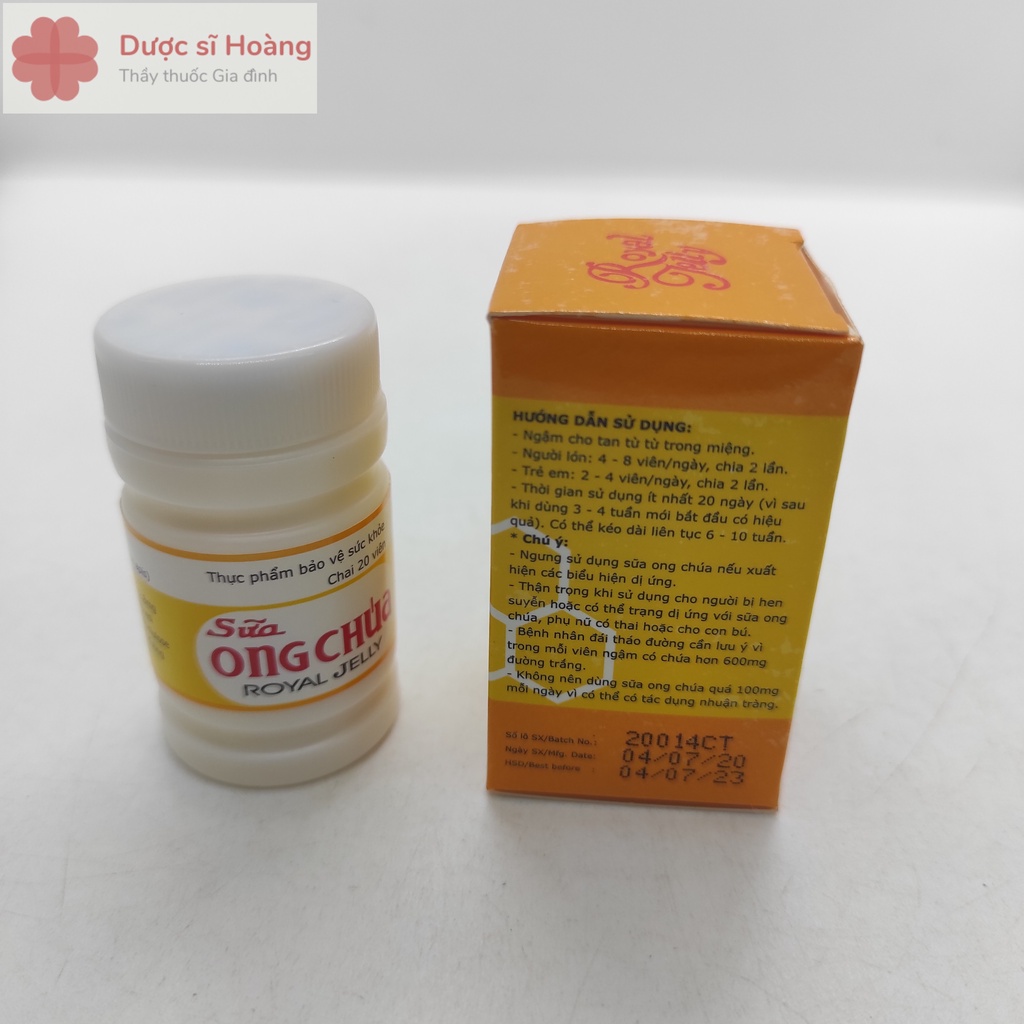 Kẹo sữa Ong Chúa - Royal Jelly - Kẹo Ngậm Tăng Sức Đề Kháng MEKOPHAR