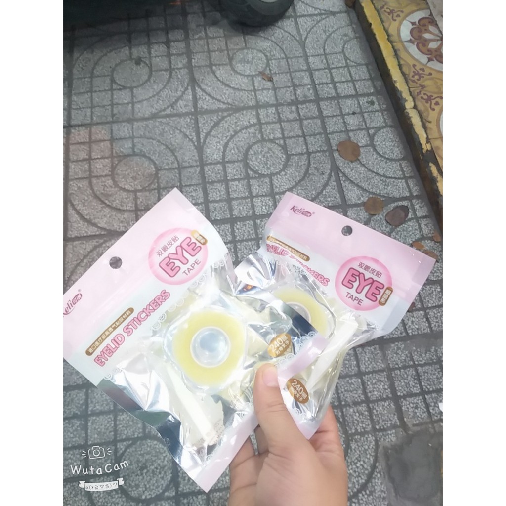 Dán Mí Lưới Cuộn Hình Trái Tim Dream Kiss Eyelid Tape