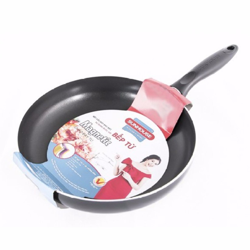 Chảo đáy từ Sunhouse phi 18-30cm (đen) | BigBuy360 - bigbuy360.vn