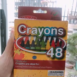 màu sáp crayons 48 màu