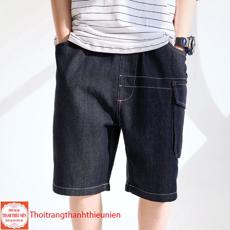 [35Kg - 75Kg] Quần Sooc Bò Nam Quần Short Jean Hàng Quảng Châu | BigBuy360 - bigbuy360.vn