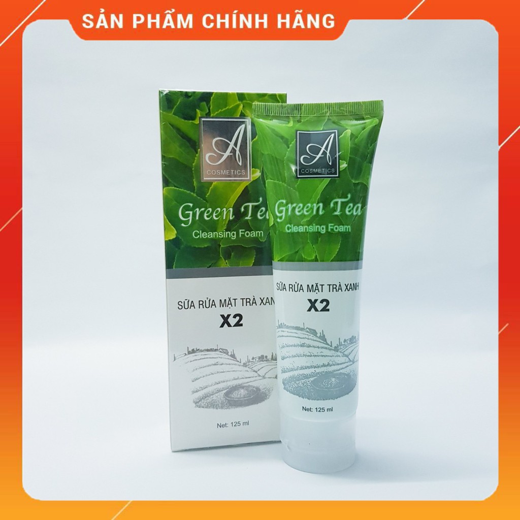 Sữa Rửa Mặt Trà Xanh X2 A Cosmetics