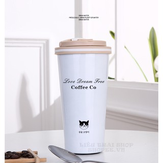 Ly giữ nhiệt Inox hai lớp  hút chân không 500ml