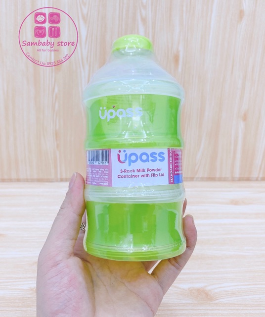 Hộp chia sữa bột có nắp lật Upass UP8010N