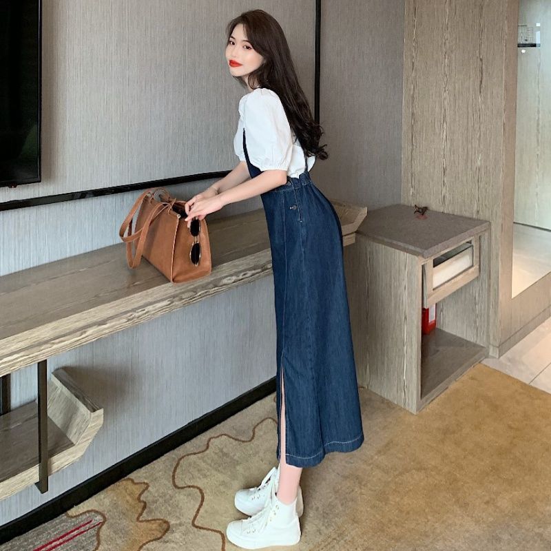 Đầm Denim Thời Trang Mùa Hè 2021 Dành Cho Nữ