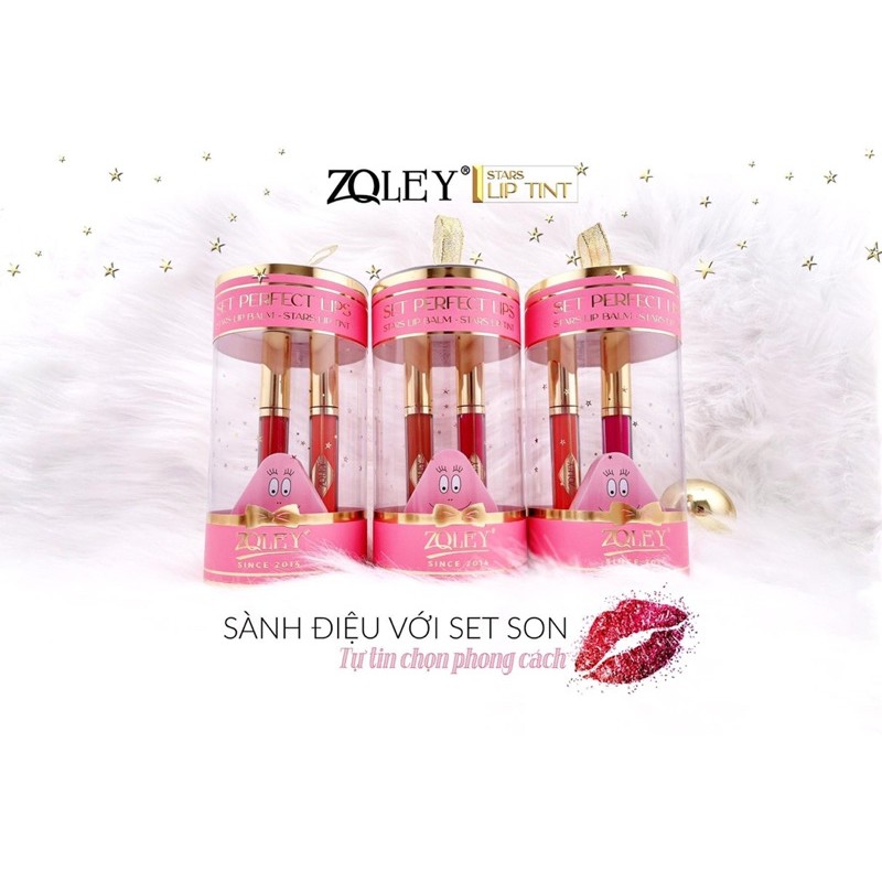 Son Star Lip Tint Zoley 5 màu cá tính-son kem Zoley.