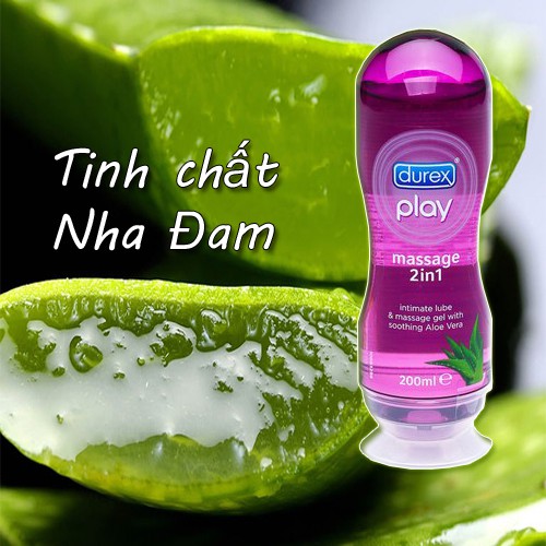 Massage Body Gel Bôi Trơn Durex Play Massage 2in1 200ml ( Chính Hãng )