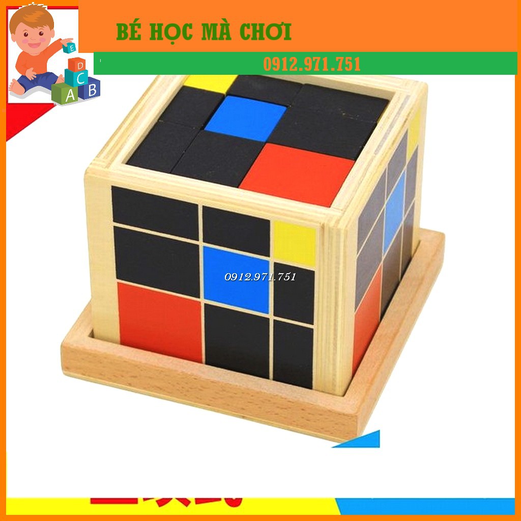 Giáo cụ Montessori - Khối tam thức