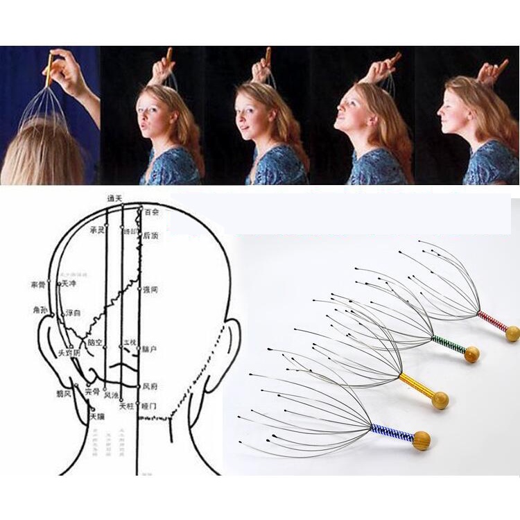 Massage đầu - cây mát xa đầu thư giãn thông minh