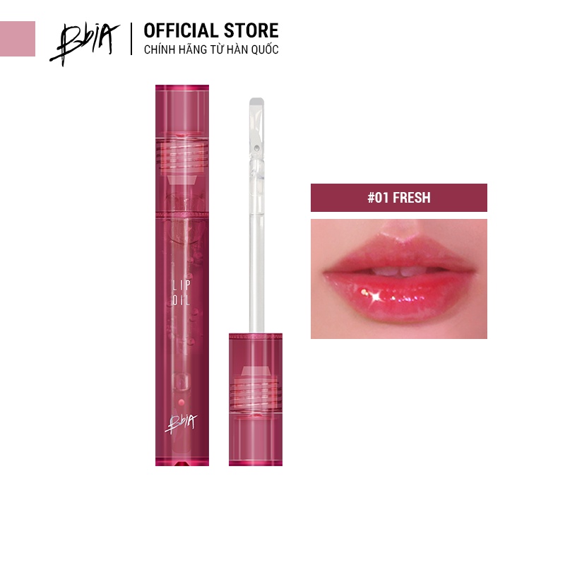 Son Bóng Trong Suốt Bbia Lip Oil (3 mùi) 4.5g - Bbia Official Store