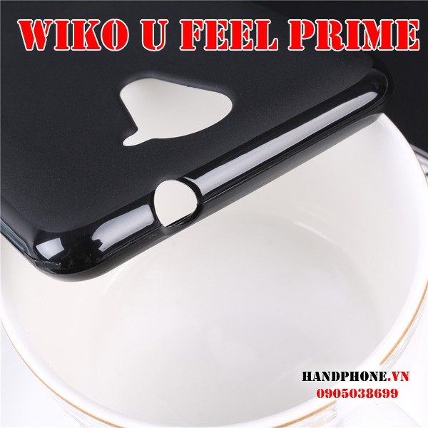 Ốp lưng Silicon TPU cho điện thoại Wiko U Feel Prime màu đen