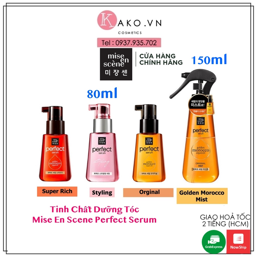 Tinh chất dưỡng tóc Mise En Scene Perfect Repair Hair 80ml