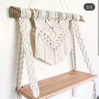 Kệ treo tường macrame