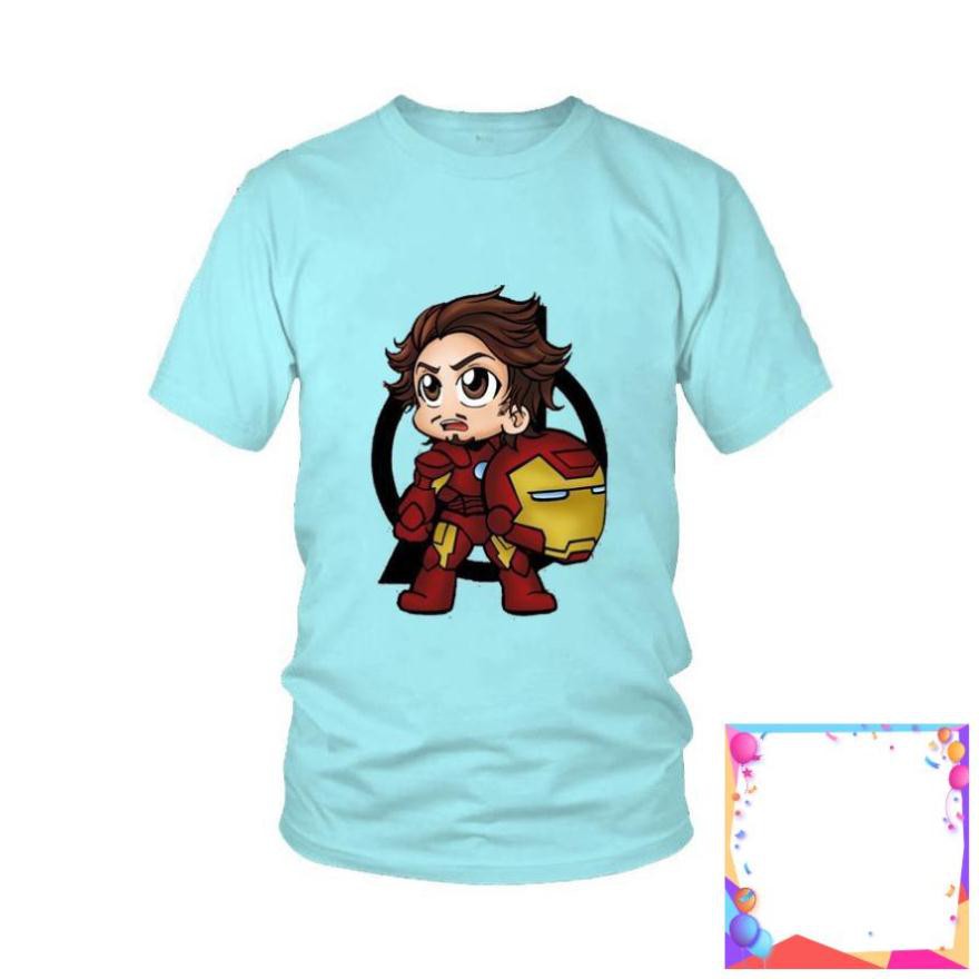 [HOT] [HOT] Áo thun thời trang Unisex in hình Iron Man Marvel Avengers Chibi đẹp Mẫu 4 (Đủ Màu) [TREND] - ĐỘC