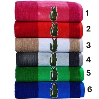 Khăn tắm lacoste signature croc