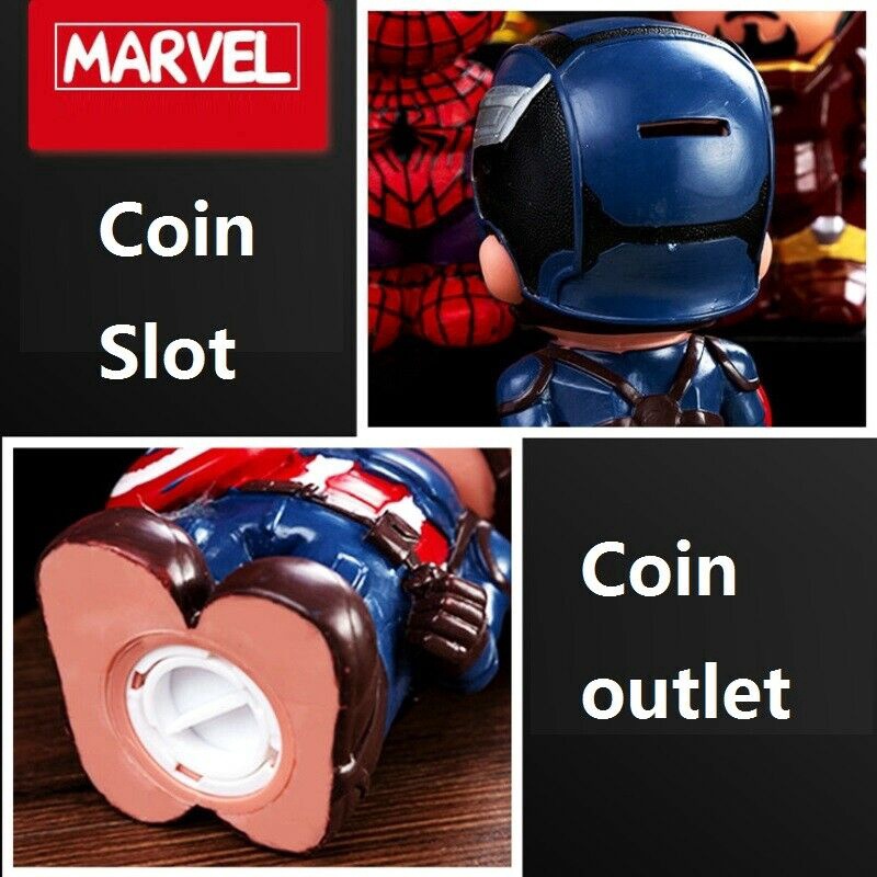 Hộp Đựng Tiền Tiết Kiệm Hình Siêu Anh Hùng Marvel Đẹp Mắt