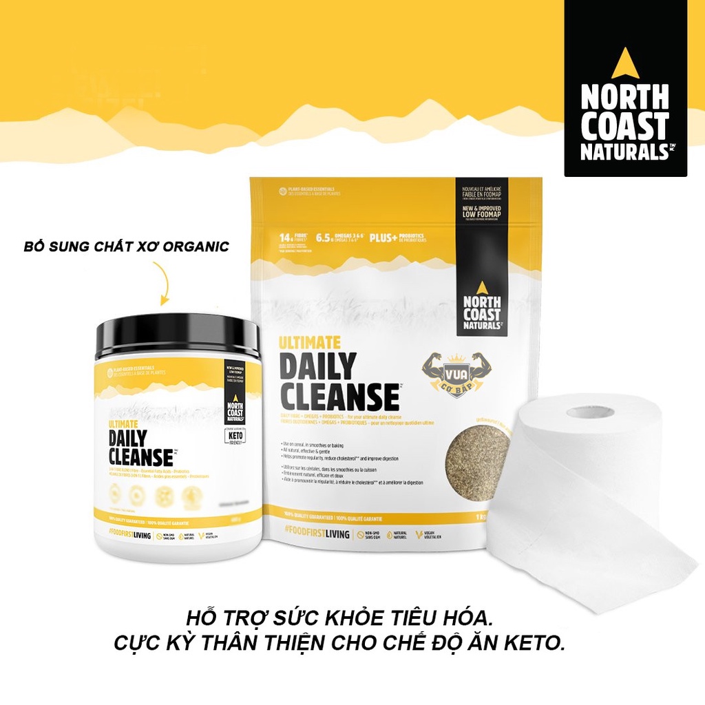 Bổ Sung Chất Xơ Organic Ultimate Daily Cleanse North Coast Naturals