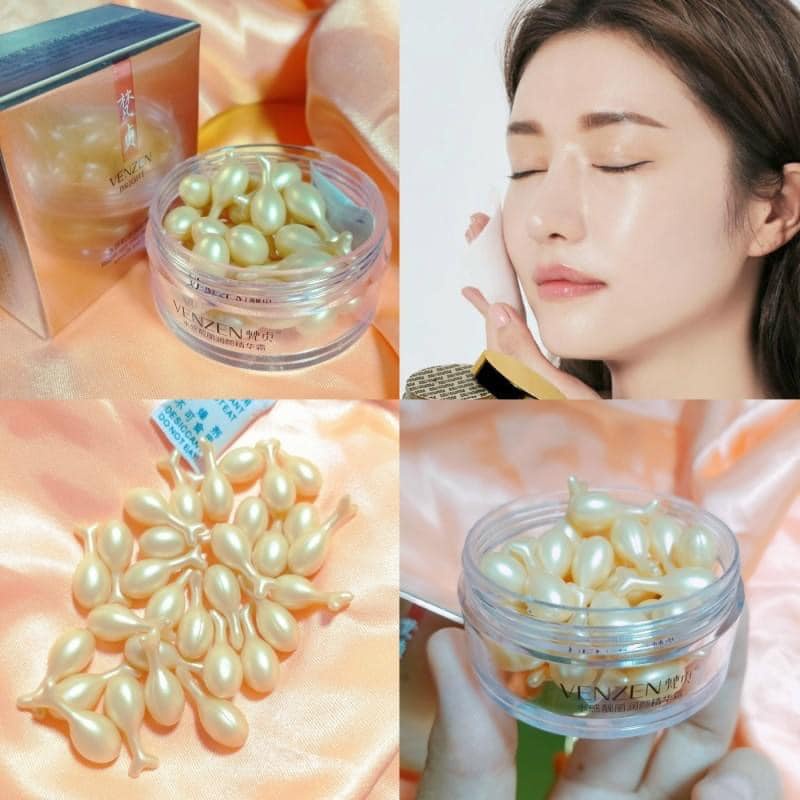 Serum dưỡng trắng tinh chất cá hồi venzen hộp 30 viên