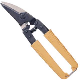 Kìm cắt tôn thép tấm MU-0020, có độ dày max 0.8mm dài 210mm. MCC - Sản xuất tại Nhật