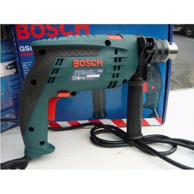 Máy khoan tường bê tông, khoan sắt, khoan gỗ 13 ly Bosch