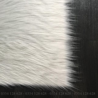 [ 1m x 1.6m ] Thảm lông màu trắng kích thước lớn