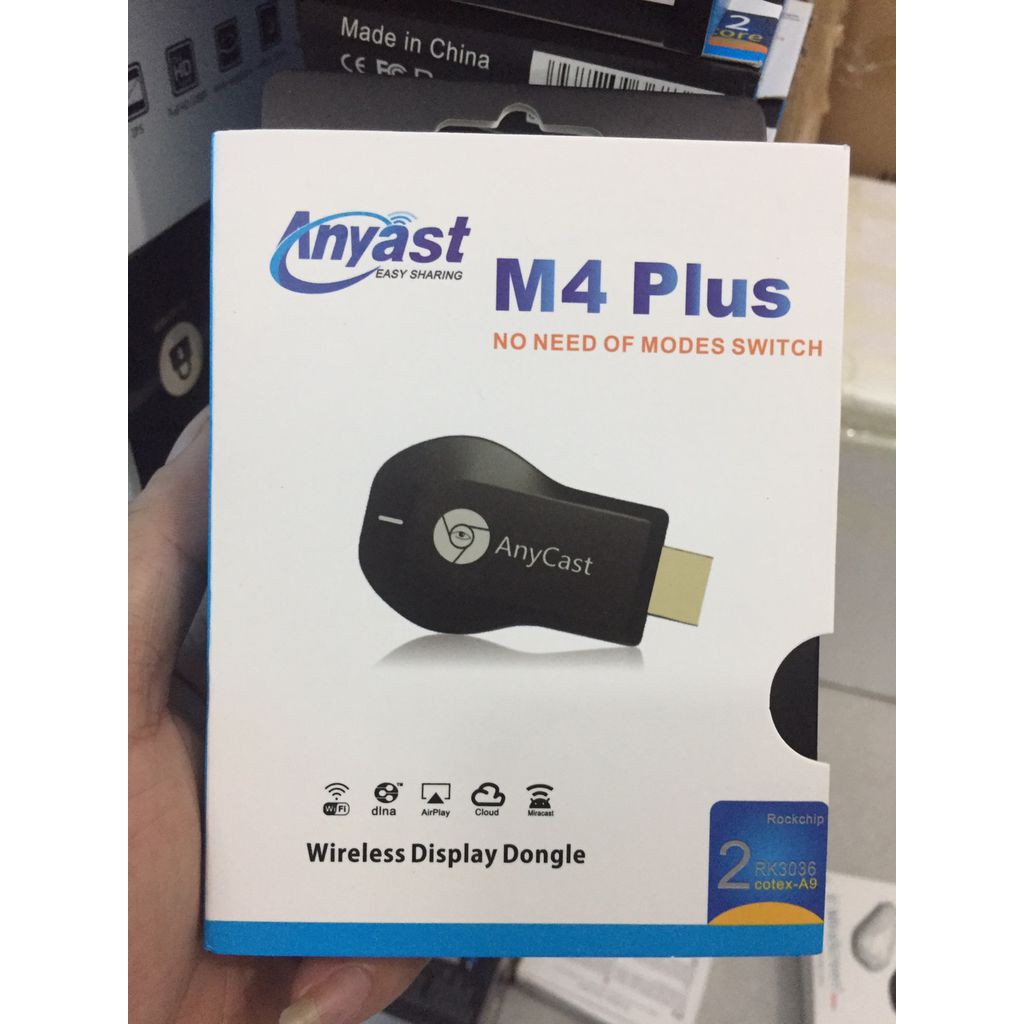 [FREESHIP] HDMI KHÔNG DÂY ANYCAST M4 PLUS LOẠI TỐT