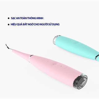 Máy lấy cao răng cầm tay mini dental flutter sử dụng sạc 3 chế độ rung - ảnh sản phẩm 3