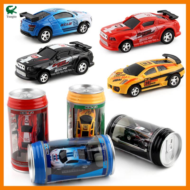 Mô hình xe hơi điều khiển từ xa mini thiết kế hình lon coca thích hợp cho bé