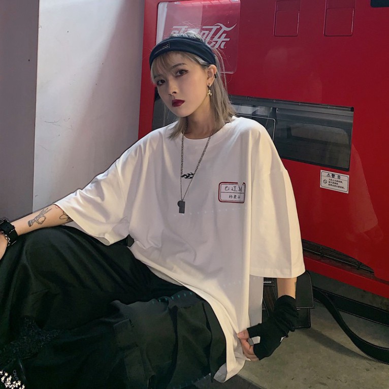 Áo thun Unisex tay lỡ form rộng, áo phông tay lỡ Nam Nữ A30 | BigBuy360 - bigbuy360.vn