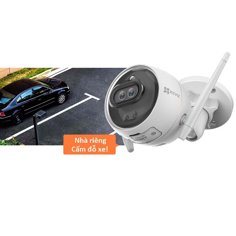 Camera WIFI EZVIZ C3X 1080P Ngoài trời có MÀU BAN ĐÊM 1080P FullHD , Có Còi Hú , Đàm Thoại 2 Chiều