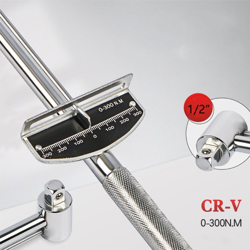 Cờ Lê Mô Men Xoắn 1 / 2 inches Bằng Thép Cr-V Chống Trượt 300N.Or M Di