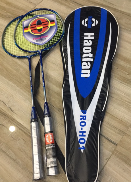 Combo bộ 2 cây vợt cầu lông HAOTIAN PRO H01 GIÁ RẺ