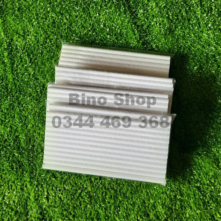 25 Ống Hút Giấy Trơn Phi 8mm