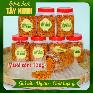 Muối tôm nguyên hạt - Đặc sản Tây Ninh ngon đậm đà hũ 120g