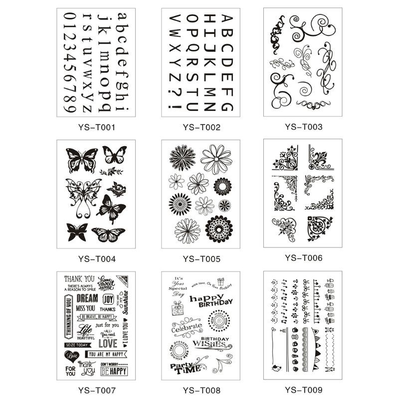 COLO  Corner Silicone Clear Seal Stamp DIY Scrapbooking Embossing Photo Album Decorative Paper Card Craft Art Handmade Gift