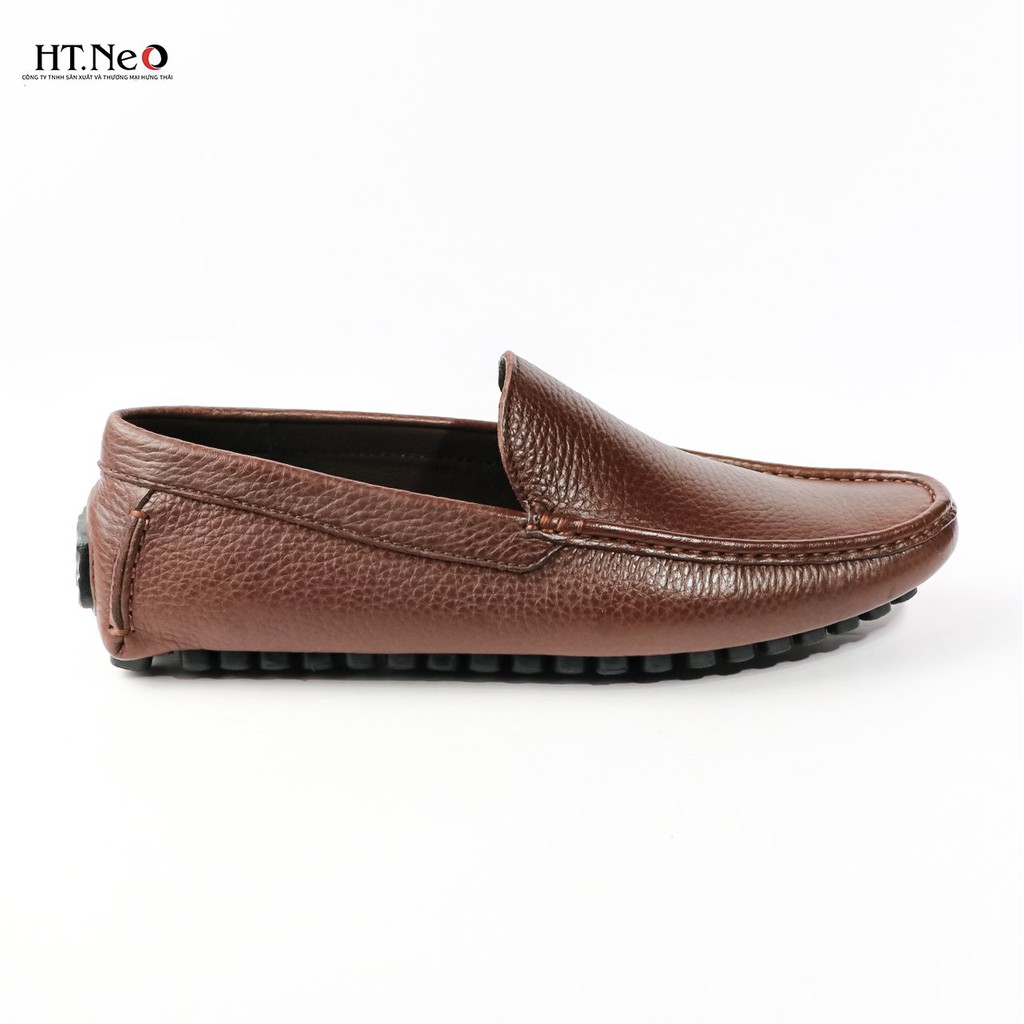 GIày lười HT.NEO da bò nguyên miếng , kiểu dáng dơn giản nhưng sang trọng, đế chống trơn GM83