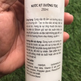 Sữa xịt dưỡng tóc thơm siêu mượt MAXTOP 250ml