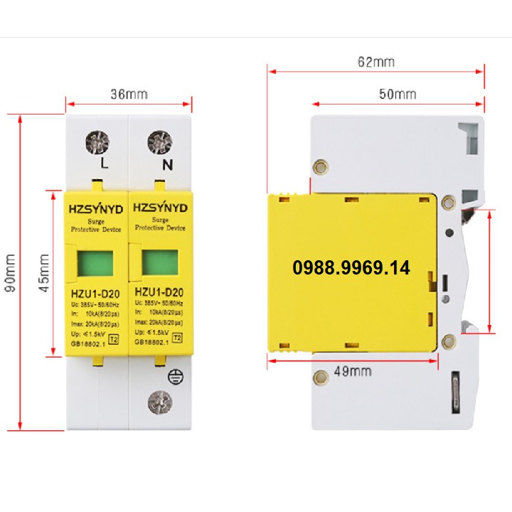 CHỐNG SÉT LAN TRUYỀN AC 220V