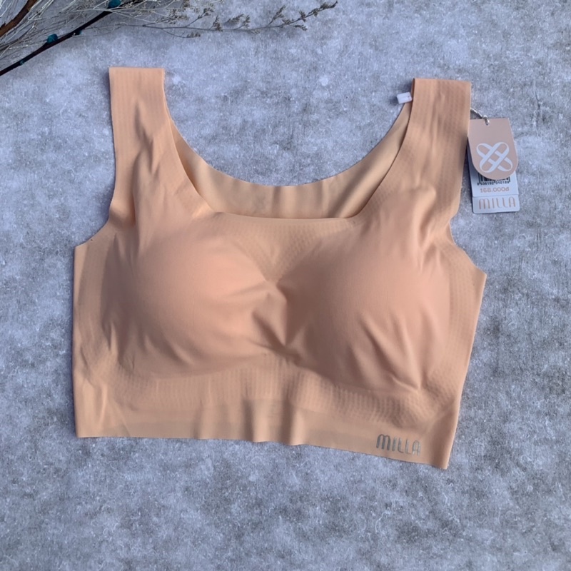 Áo bra đúc su Milla - Áo lá không đường may mềm mại, thoáng mát, đủ màu