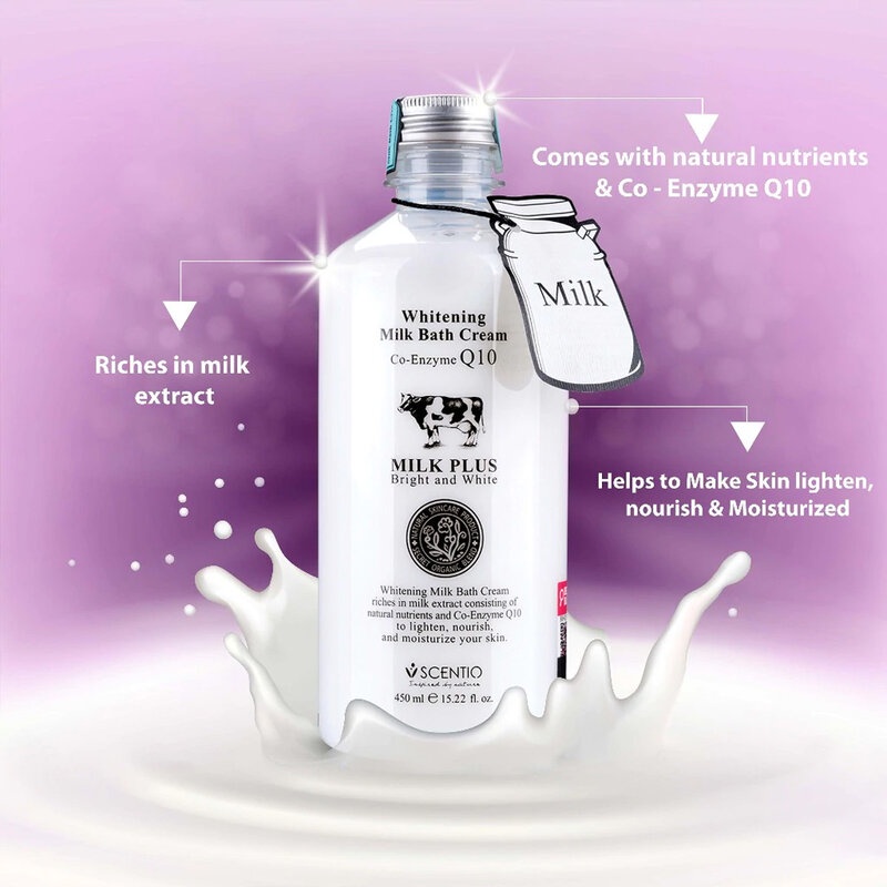 Sữa Tắm Beauty Buffet Scentio Milk Plus Whitening Q10 Bath Cream 450ml | Hasaki - Sản Phẩm Chính Hãng