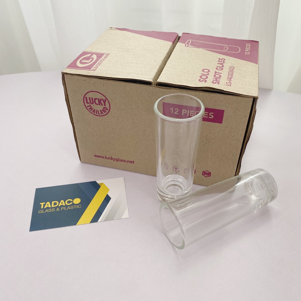 Ly thủy tinh làm bánh flan Panna Cotta Lucky Solo shot glass LG-440302 Nhập khẩu Thái Lan