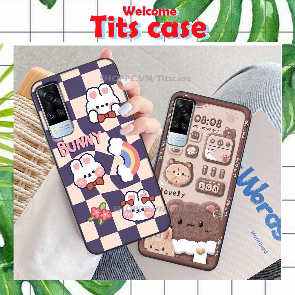 Ốp lưng Vivo Y51 2021 / Y53S in hình GẤU K@WS- BE@R COOL-CỰC XINH-RẺ-BỂN -ĐẸP