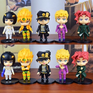 Set 6 Mô Hình Nhân Vật Anime Jojo 's Bizarre Adventure Kujo Jotaro / Kakyoin Noriaki 11cm